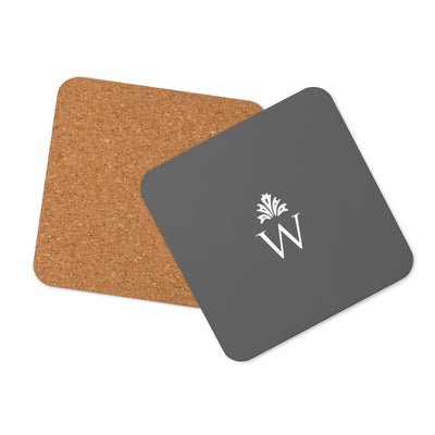 Watercrest Cork-back coaster
